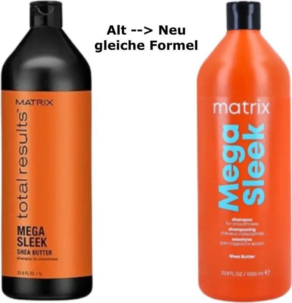 Matrix Mega Sleek Shampooing 1000ml Solution Anti-Frisottis et Lissage - 16