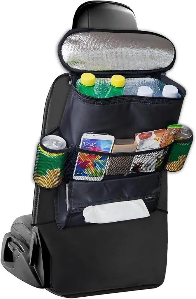 Rangement de voiture universel polyvalent avec compartiments multiples