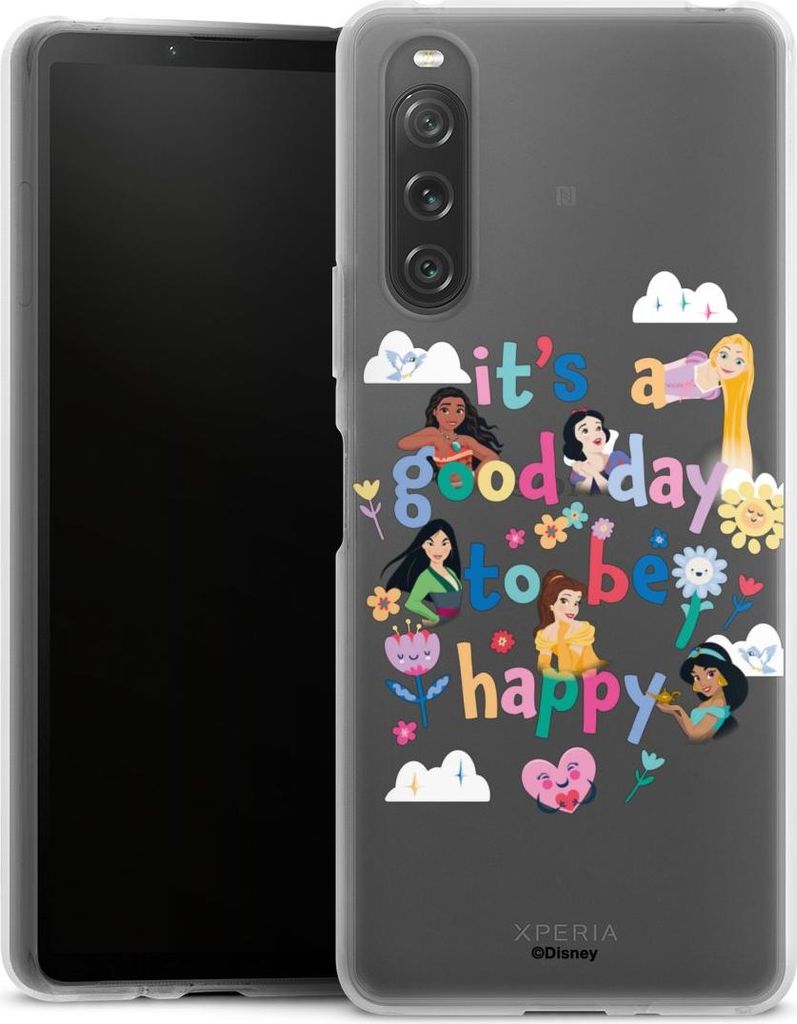 DeinDesign Handyhülle für Sony Xperia 10 V Silikon Hülle Case Smartphone Schutzhülle Disney Princess Offizielles Lizenzprodukt Prinzessin
