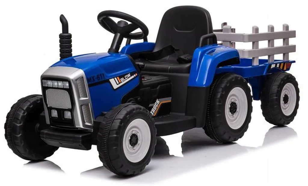 Tracteur enfant batterie 12V avec remorque : fini l'ennui au jardin !