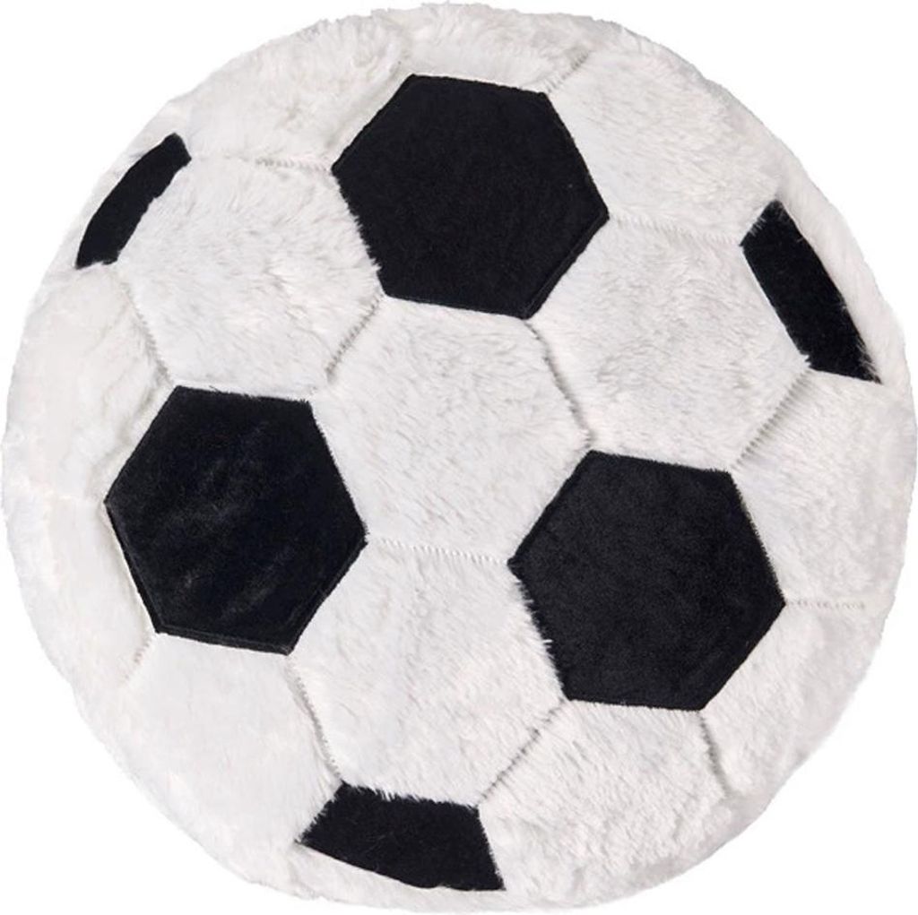 Plüsch-FußBalancekissen, 45 x 45 cm, Balancekissen, weicher Sportball, interaktive Fußball-Dekoration für Kinderzimmer, Geburtstagsgeschenk fü...