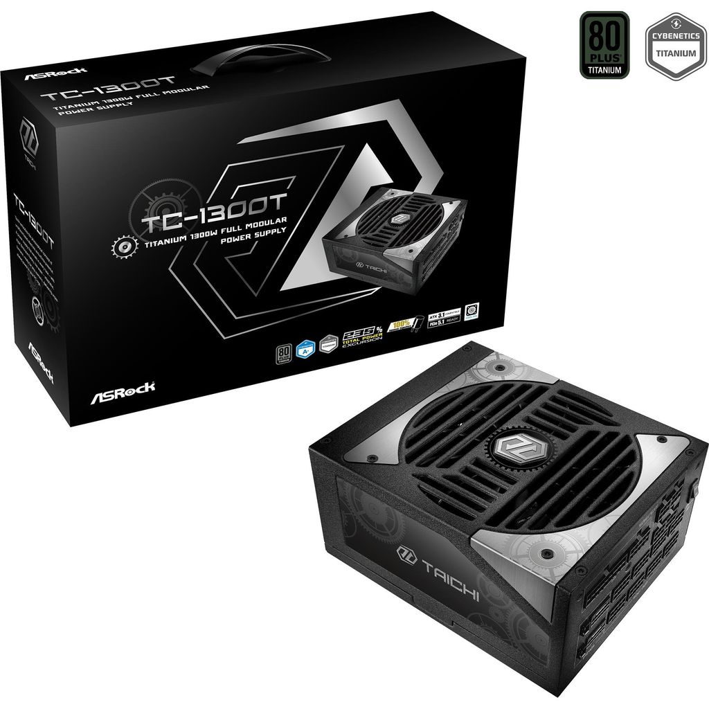 ASRock Zasilacz ASRock TAICHI 1300W Titanium Obrázek produktu 