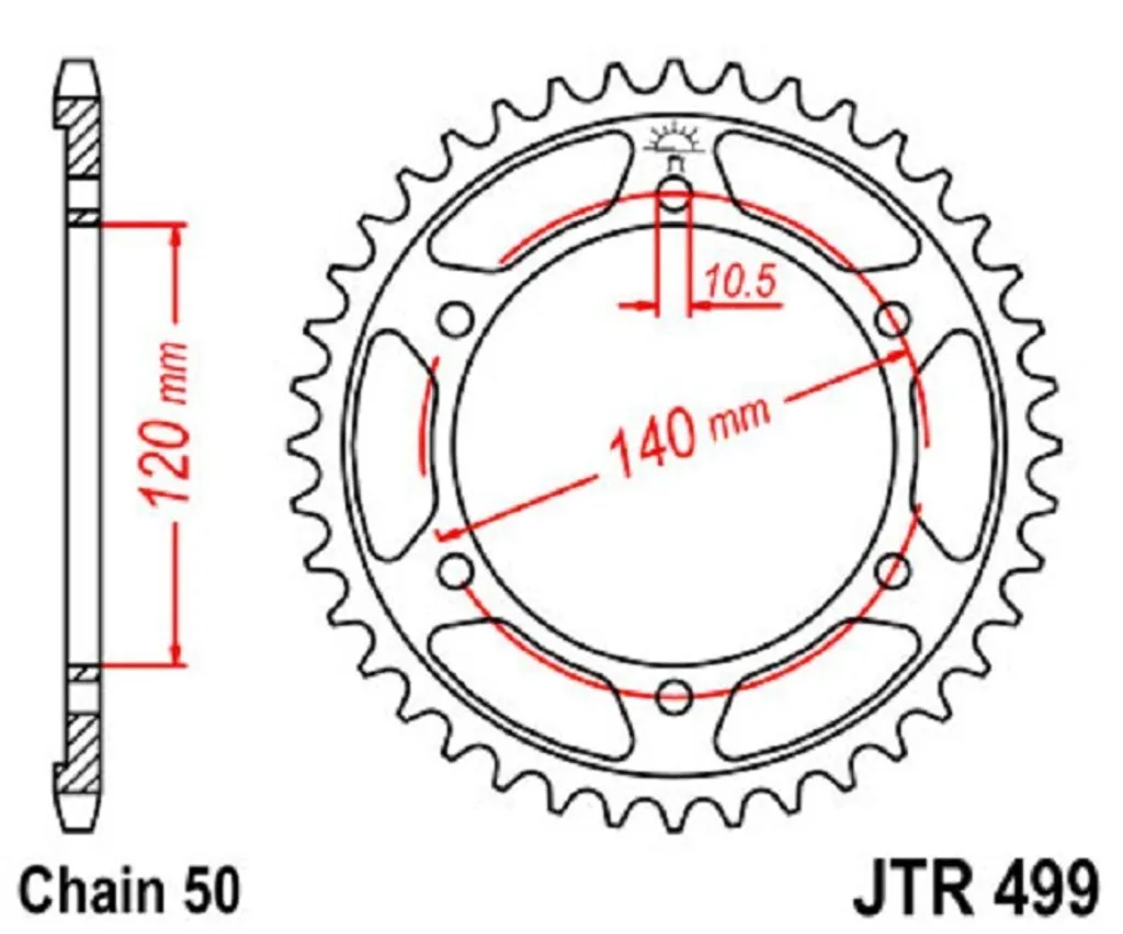 Acquista Pignone 39Z Passo 530 SI - Ricambio Professionale Moto