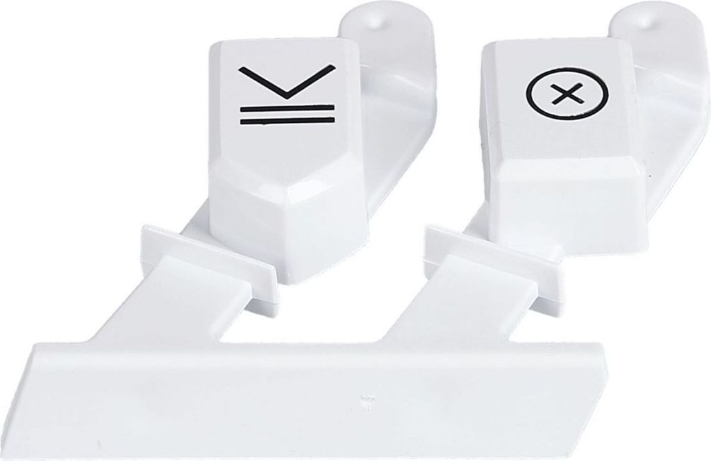 easyPART passend für Bauknecht Tastenkappe 481010731859 für Waschmaschine | Knopfdeckel, Tastenabdeckung