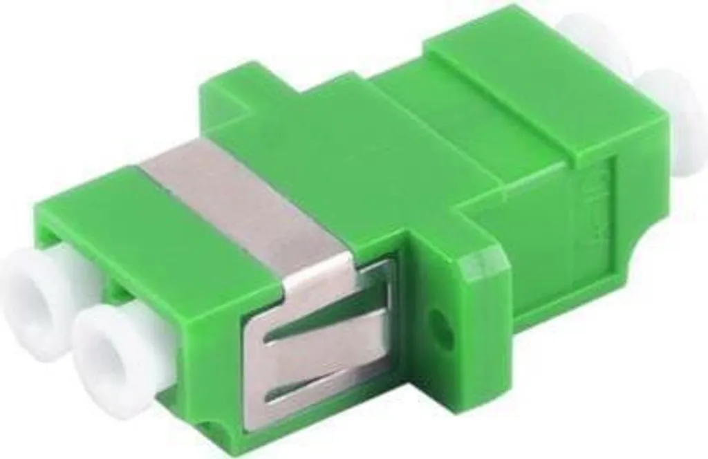 Adaptateur LC-LC Duplex pour Baie de Brassage Fibre Optique S/CONN Vert