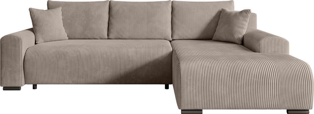 STOREZ24 L-Form Ecksofa NELLY inklusive Schlaffunktion, Produktbild 