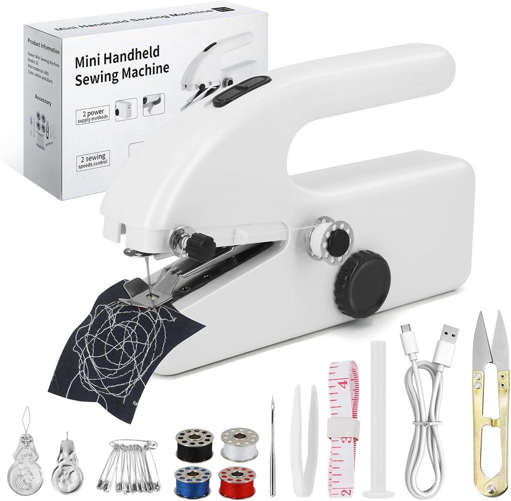 Nähmaschine, Handnähmaschine, Elektrische Reisenähmaschine, Produktbild 