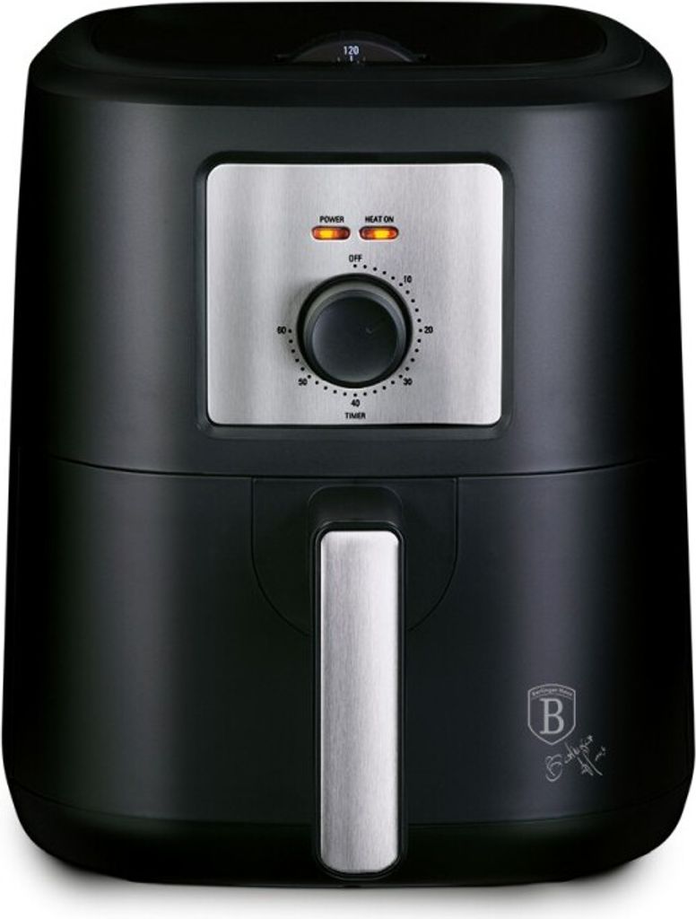 BERLINGERHAUS Heißluftfritteuse 4 l Black Silver Collection BH-9344