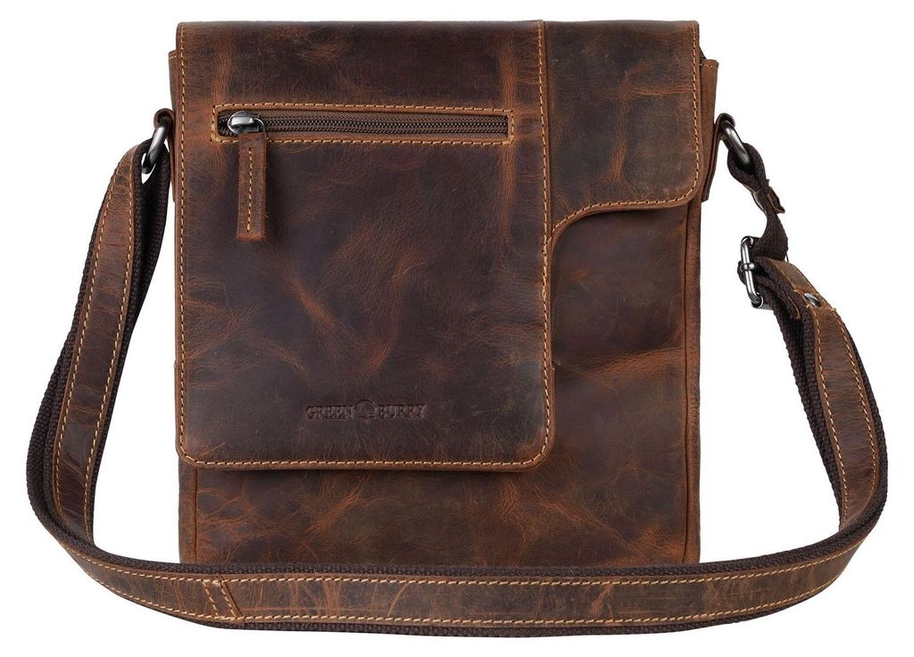 GREENBURRY Umhängetasche Vintage Crossbody Bag Brown braun Produktbild 