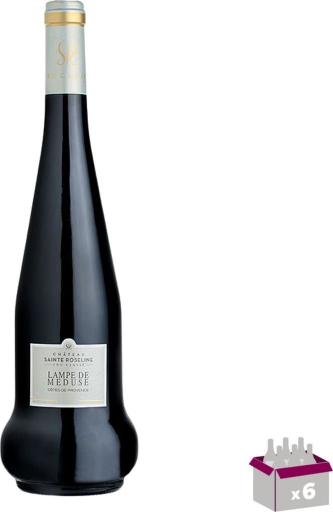 6 Ch‰teau Sainte Roseline Ð Rouge CuvŽe Lampe de MŽduse Cru classŽ 2022 Ð 6x75cL