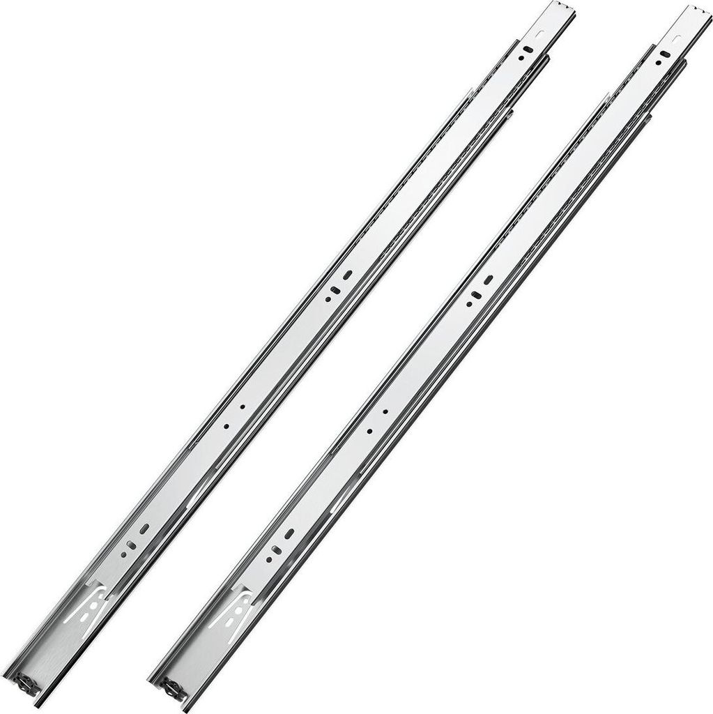 Drawer Cabinet Slides Side Mount 24 inch 10 Pairs 100 LB Load Replacement