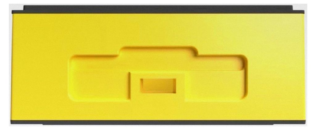 Halbzarge Bienenstockkorpus 1/2 für Honigraum Styropor Dadantbeute Blatt Optima (GELB) zur Selbstmontage (Passende Rahmen: 47×43,5x15,9cm)