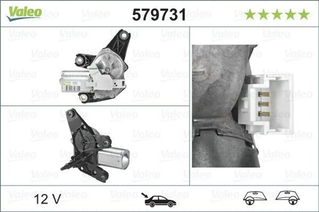 Moteur essuie-glace avant compatible avec NV300 Primastar et Vivaro B