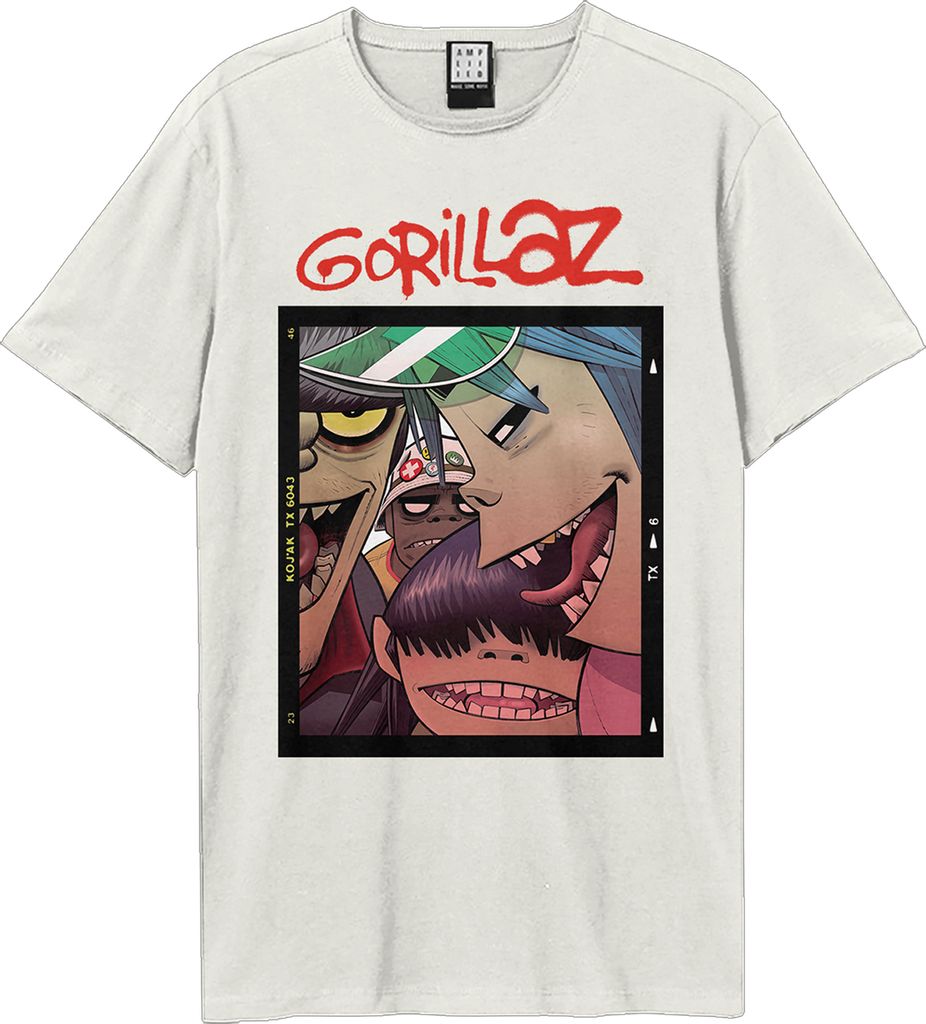Amplified - "Polaroid Slide" T-Shirt für Herren/Damen Uni GD2355 (L) (Altweiß)