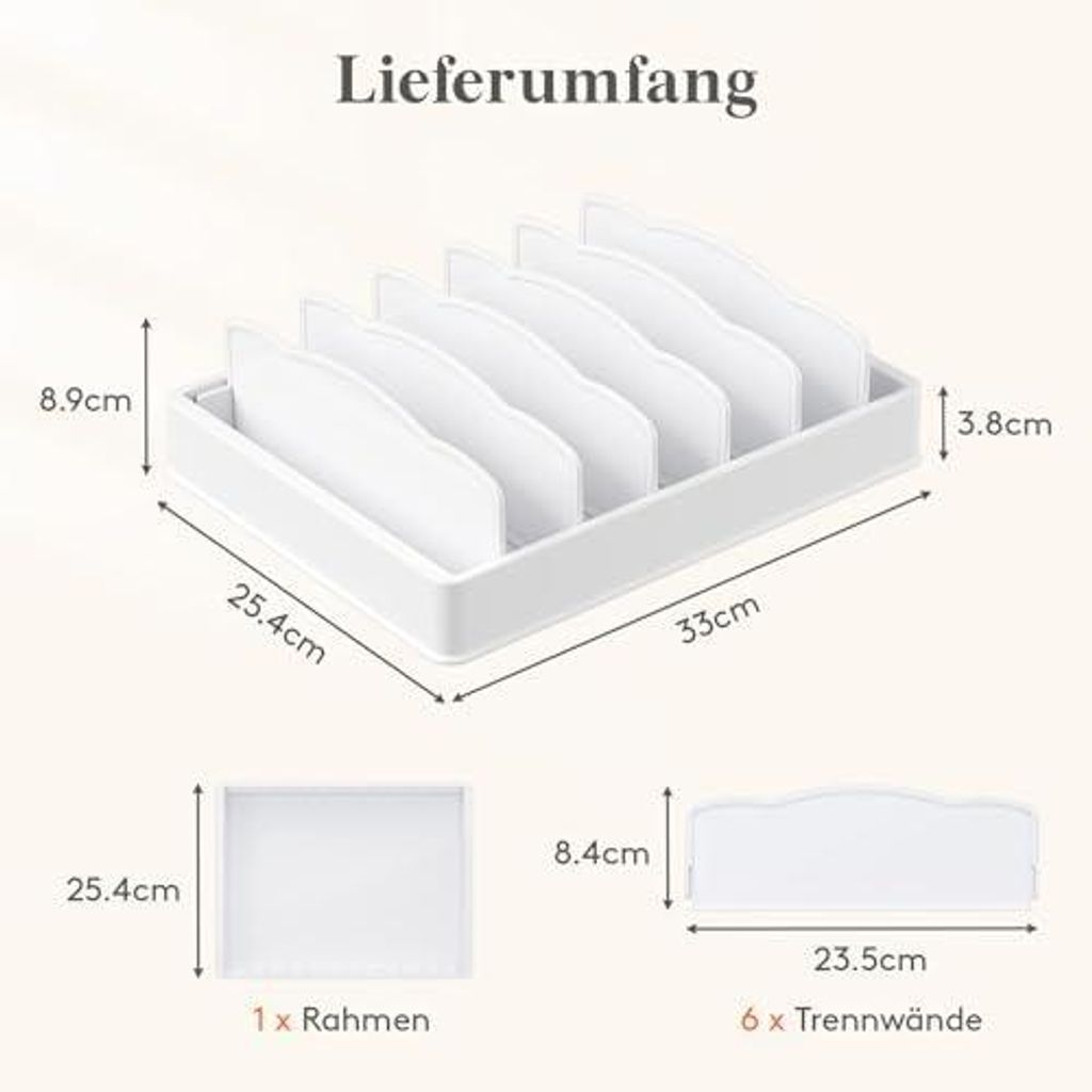 Topfdeckel- und Frischhaltebox-Aufbewahrung, 1 Stück Lunchbox-Deckel-Aufbewahrungsorganizer für Küche, Topfdeckelhalter für Schrank und Schubla...