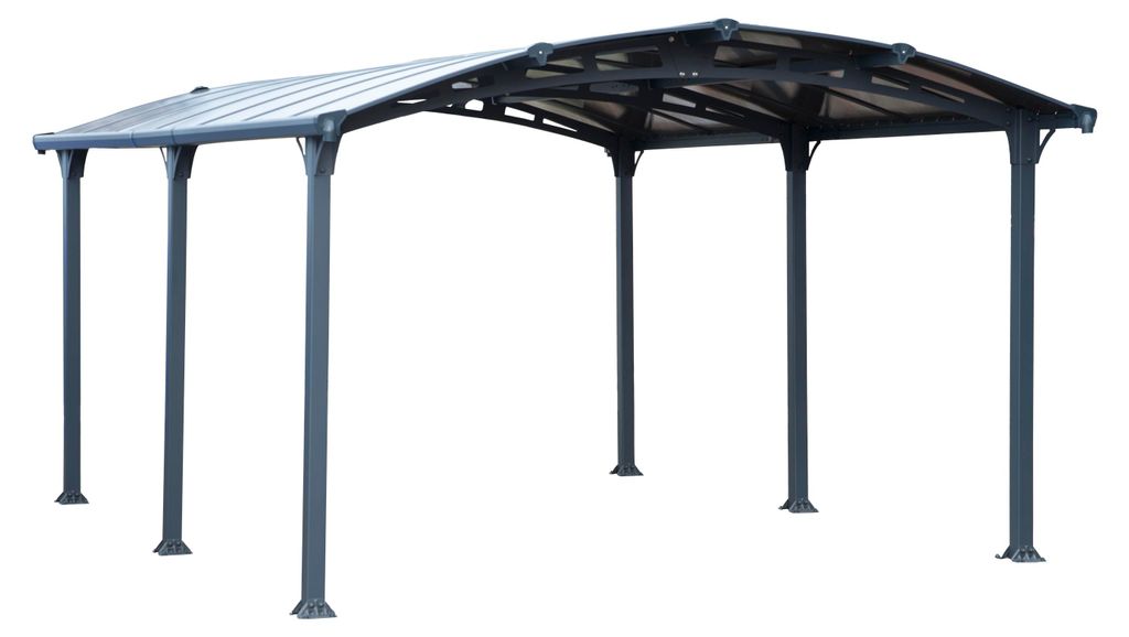 Gazebo de jardin 502x359cm gris anthracite - Palram - Image du produit 