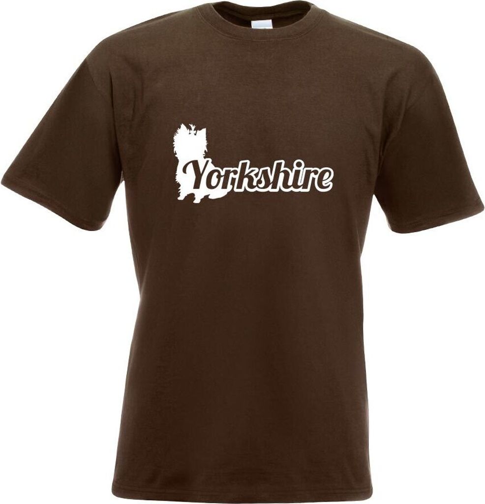 Kiwistar - T-Shirt - Chocolate - Yorkshire Terrier Herren Funshirt Bedruckt Design Sprüche Spruch Motive - mit Motiv Bedruckt - Funshirt Design - ...