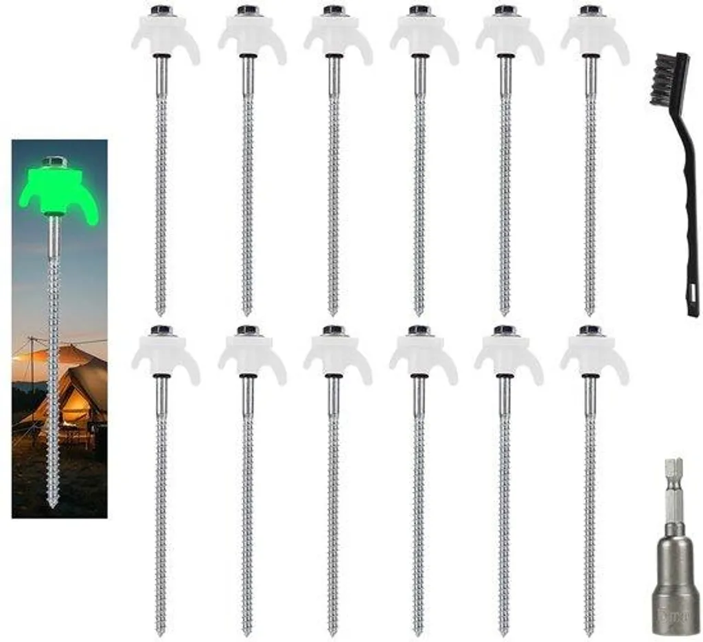 Tournevis sans rouille en plastique 20 cm - Lot de 10 outils brillants
