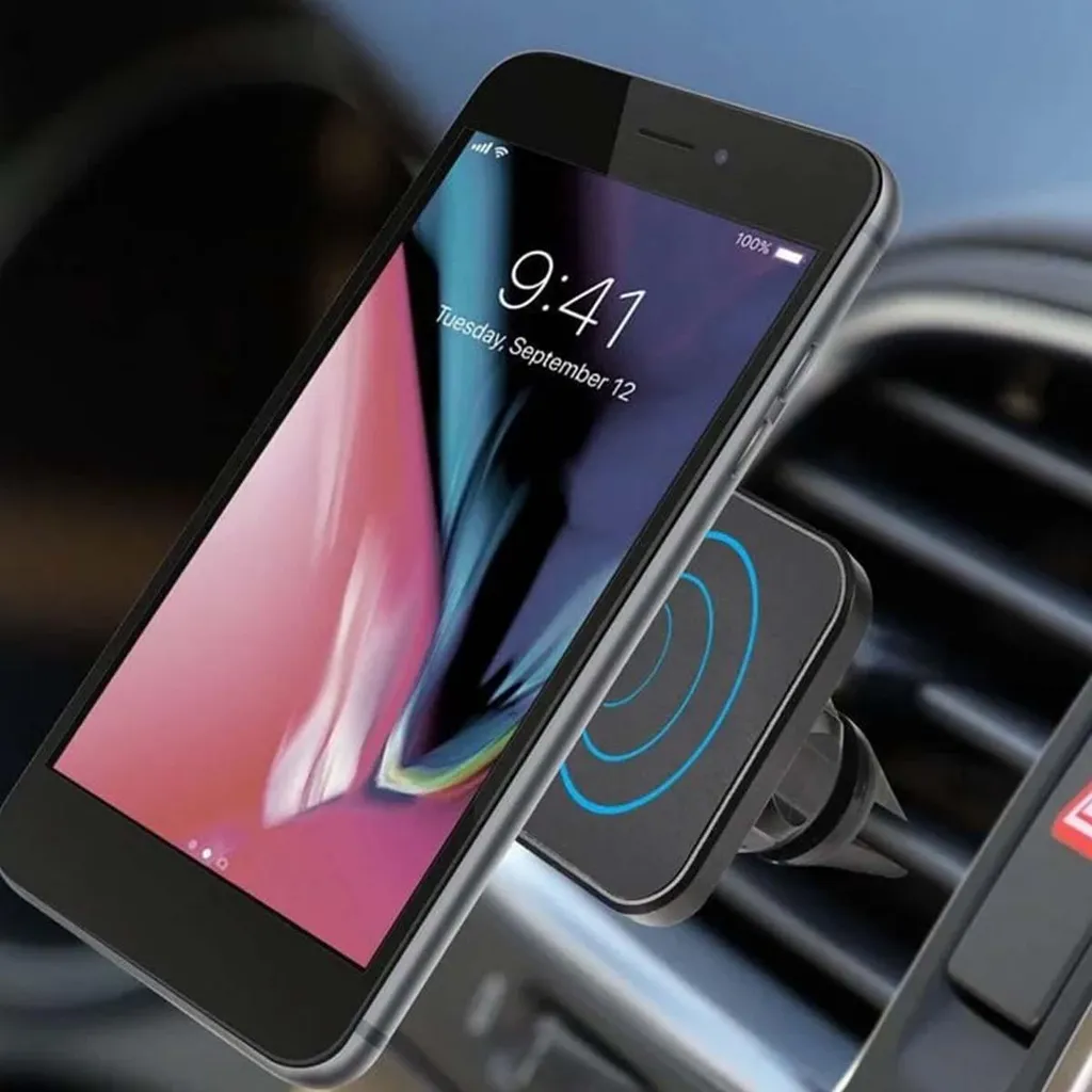 Supporto Magnetico WOW per Smartphone da Auto - Nero Universale - 5