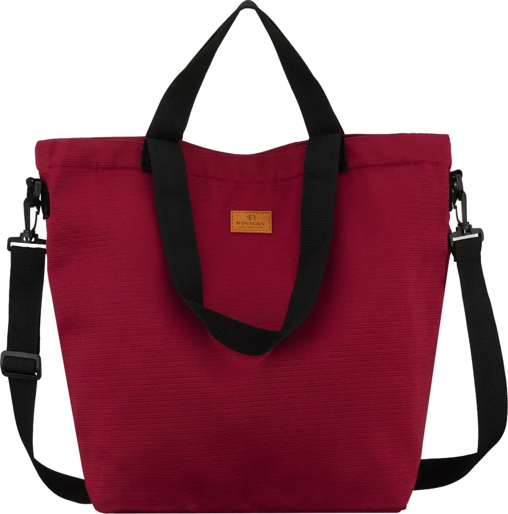 Rovicky Borsa da donna Antitoop rosso scuro Taglia unica