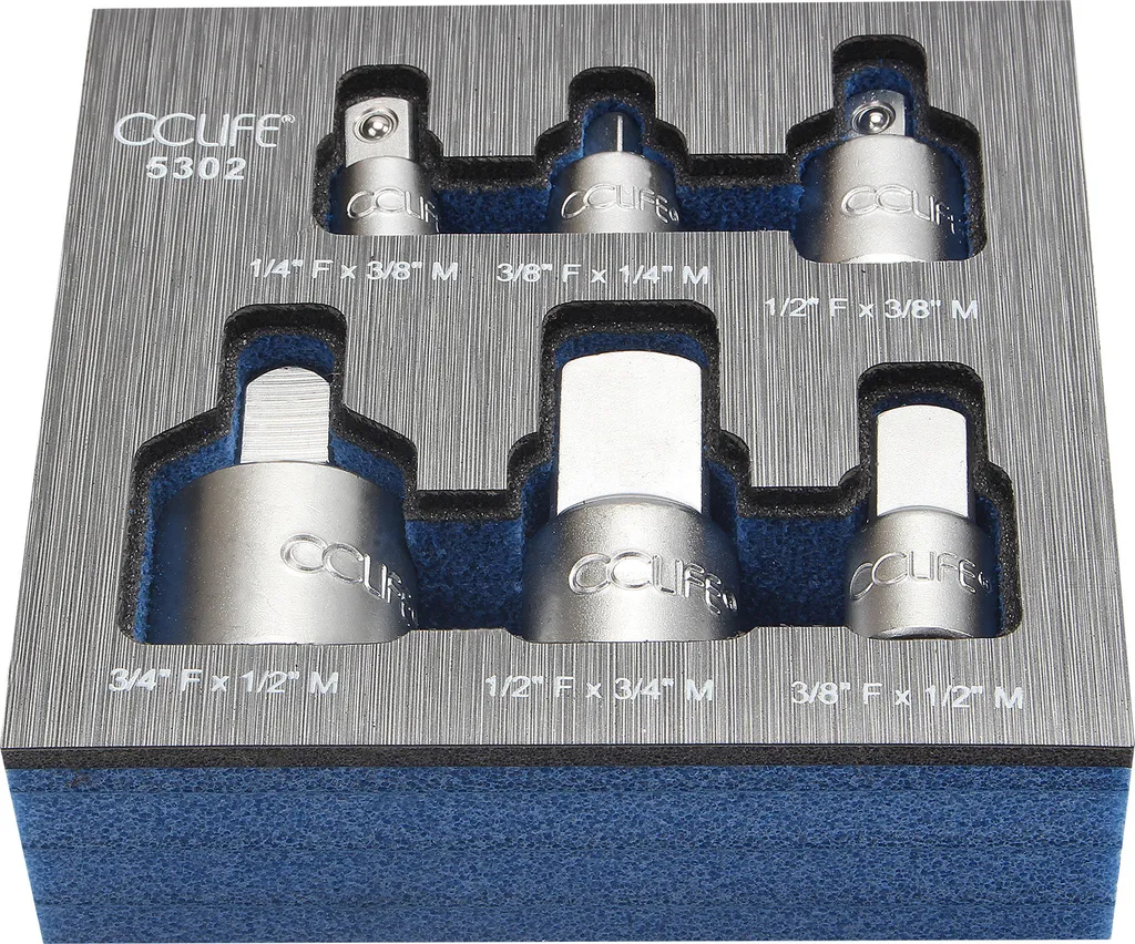 Kit Trasformatore Bussole CCLIFE - 6 Pezzi Multimisura per Fai da Te