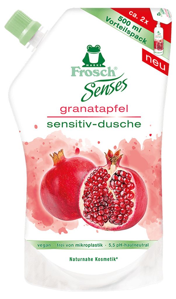 Frosch Senses Granatapfel Sensitiv-Dusche NF (500 ml) Produktbild 