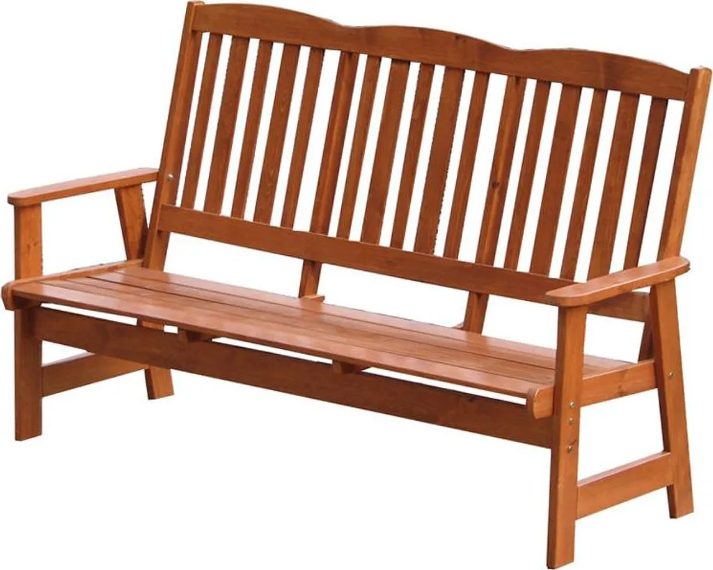 Banc de jardin LUISA 170 cm idéal pour détente et repas en plein air bois