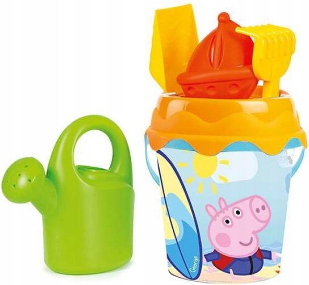 Smoby Peppa Pig Peppa Eimerganitur, Sandspielzeug-Set, Produktbild 