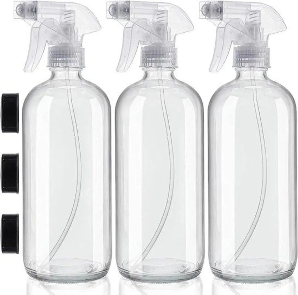 Récipients en verre 500ml pour Huiles et Spray Ménager Écologique