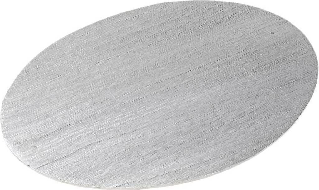 Aluminium Tablett 20,5x14cm Kerzenteller Schmuckablage Untersetzer Dekoration