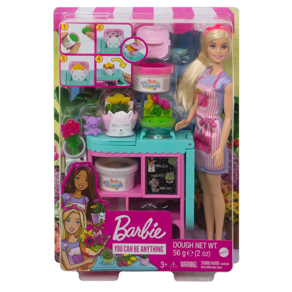 Barbie Set Fiorista + Bambola Gtn58 Mattel Immagine del prodotto 
