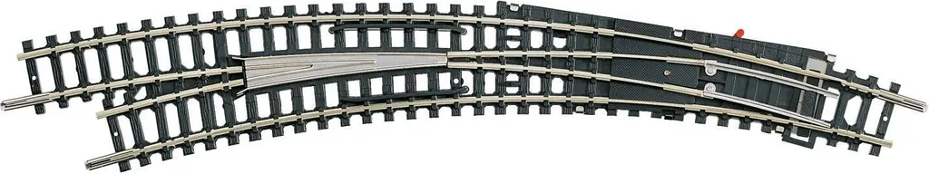 Aiguillage courbe gauche R3 R4 pour train électrique N Minitrix 14947