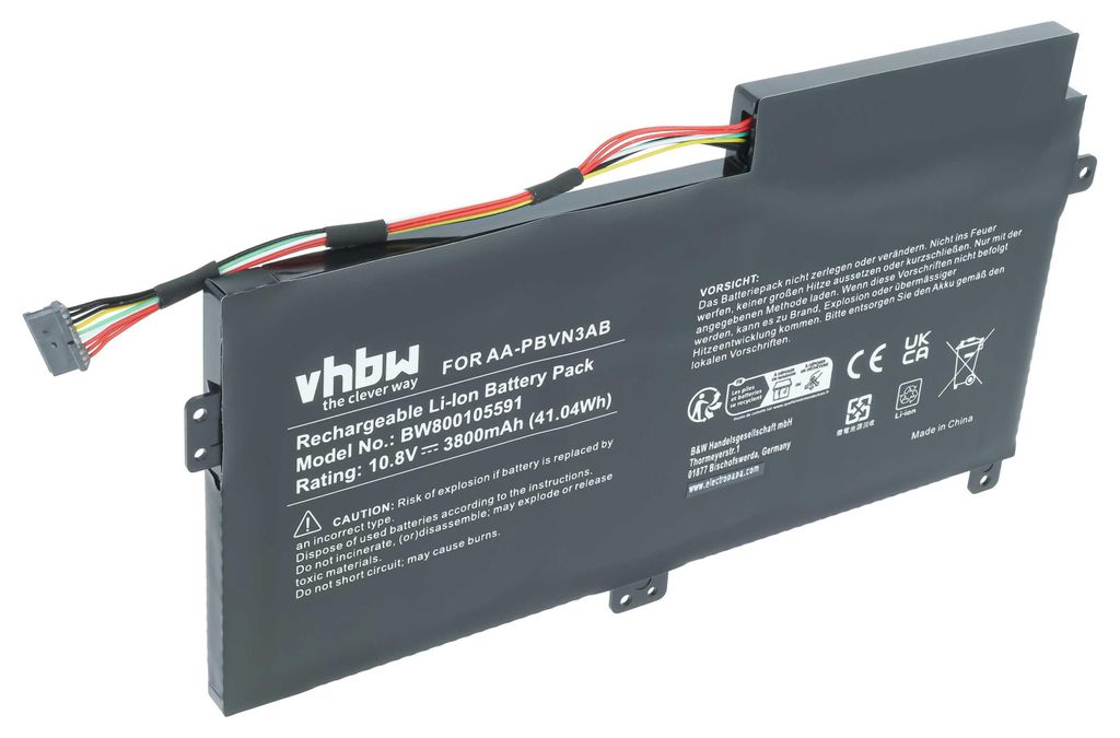 vhbw Akku kompatibel mit Samsung NP370R5E-S03ES, Produktbild 