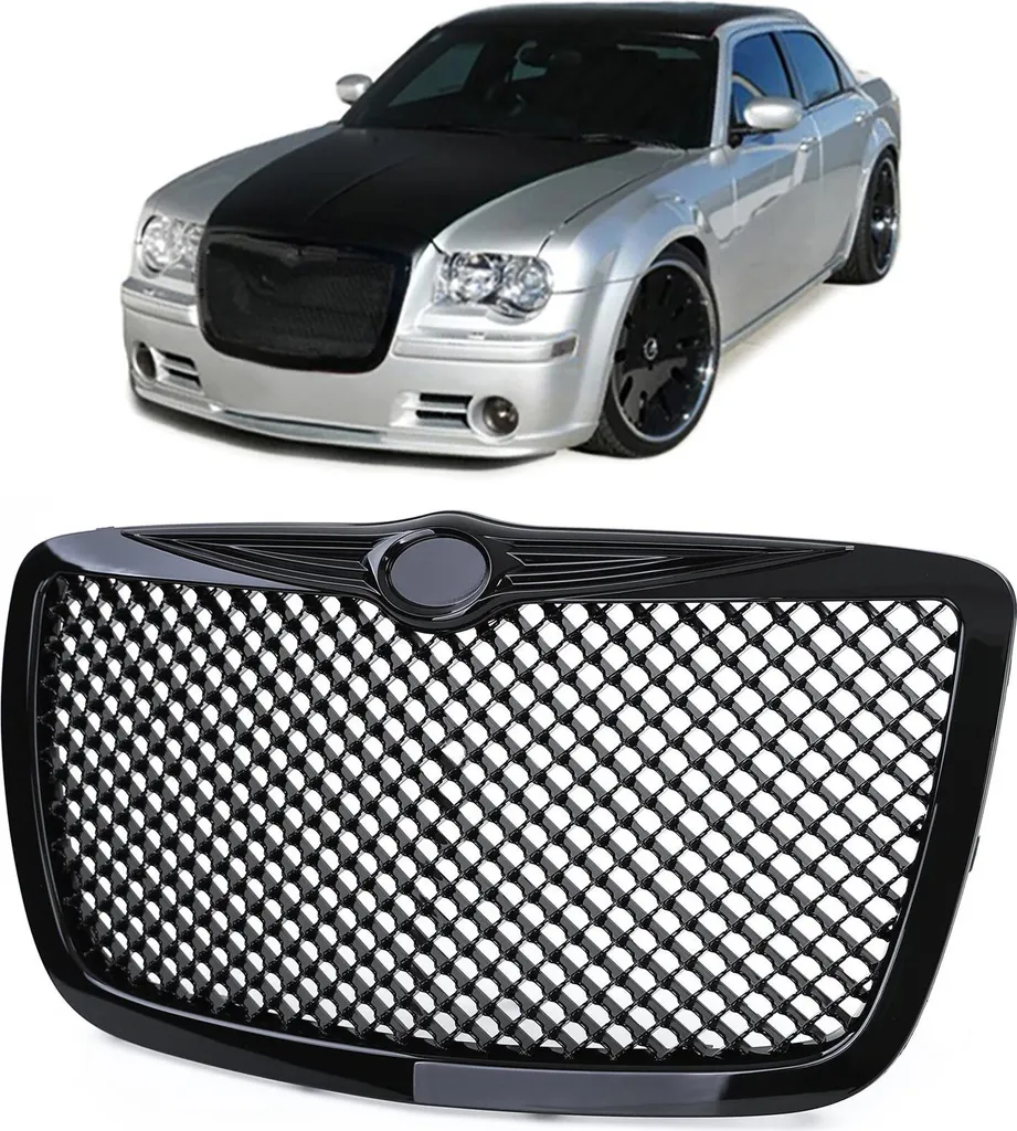 Calandre de Remplacement Sport Noire pour Chrysler 300C toutes phases