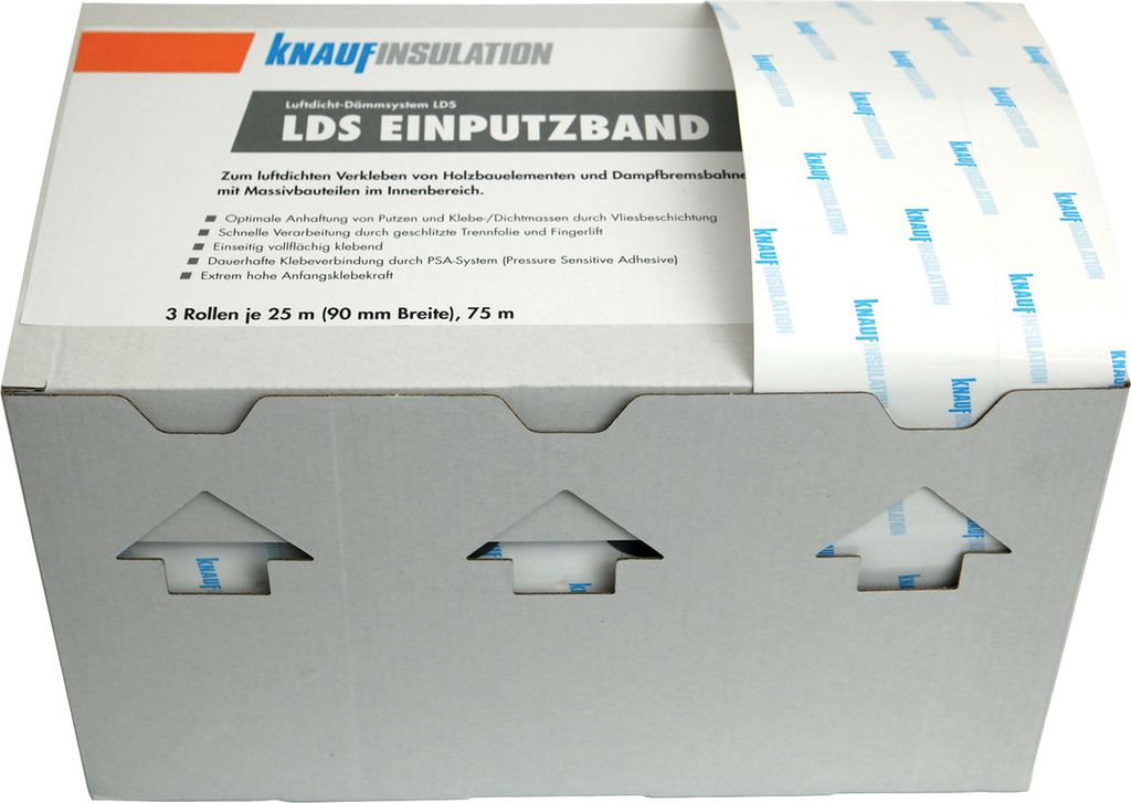 3x KNAUF Insulation LDS Einputzband 90mmx25m Produktbild 