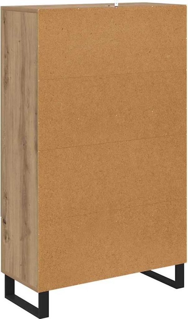 Highboard Artisan-Eiche 69,5 x 30 x 115 cm Holzwerkstoff