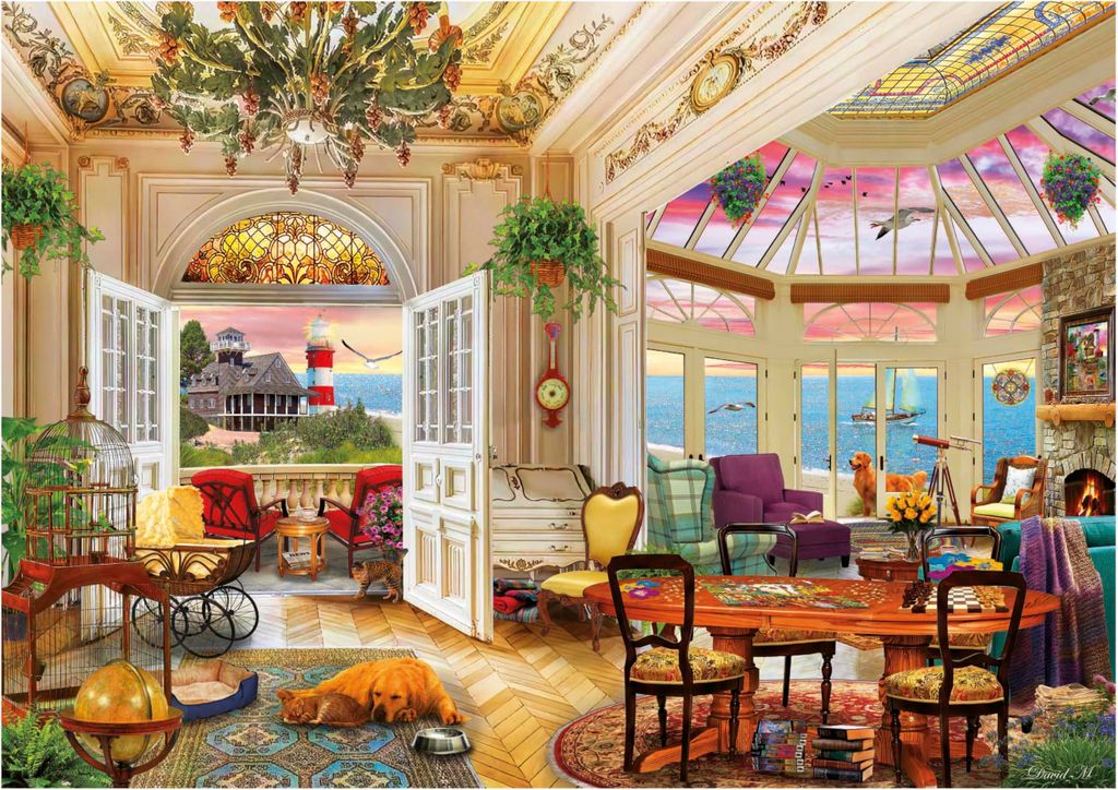 EDUCA Puzzle Das Leben am Meer 3000 dlks Produktbild 