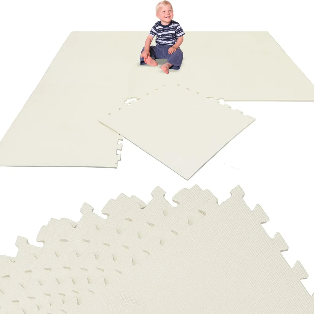 8 Tapis de Jeu Puzzle Enfants 50x50 cm - Tapis d'Éveil Sol pour Chambre