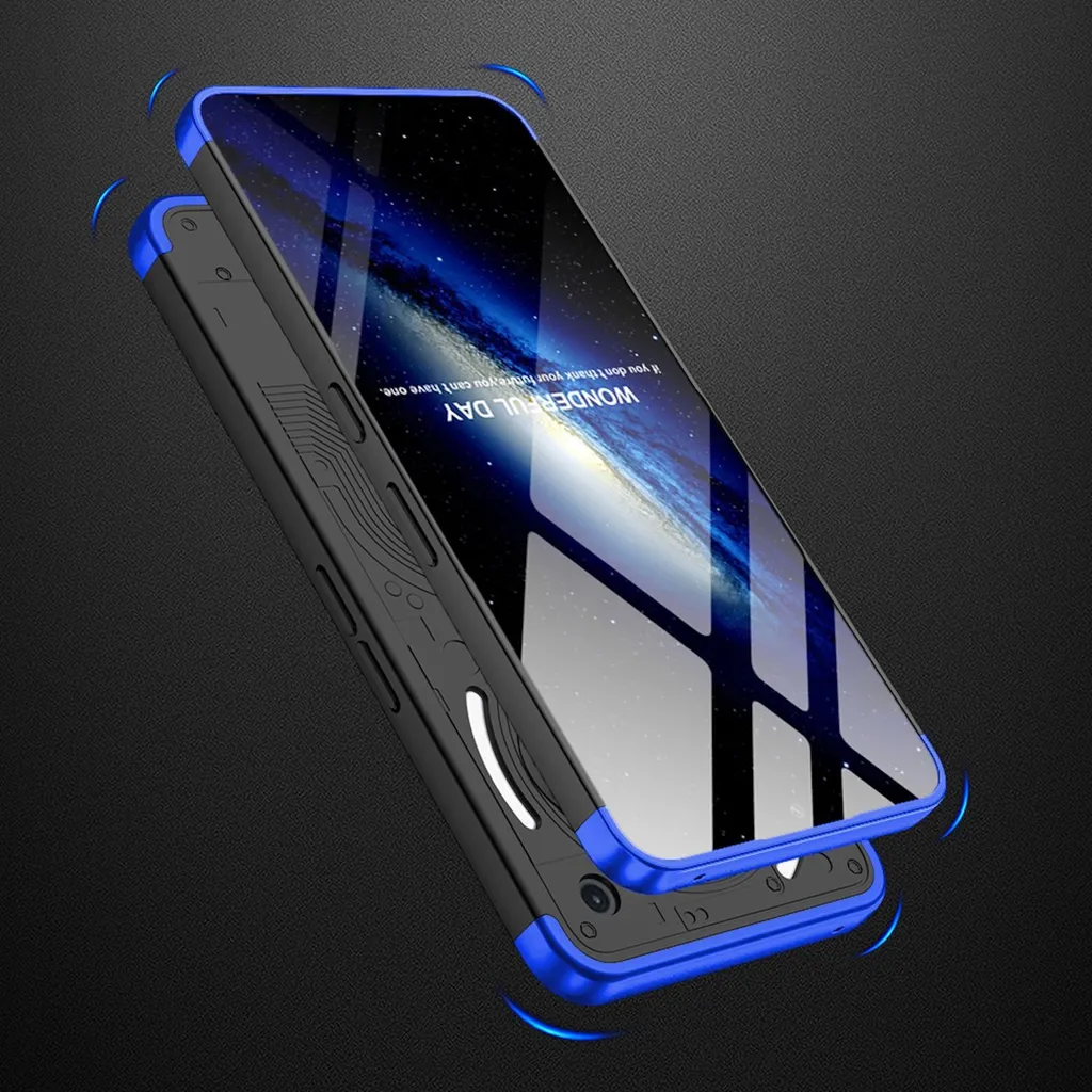 Custodia GKK Nothing Phone 3a Blu: Raffinatezza e Sicurezza Totale - 7