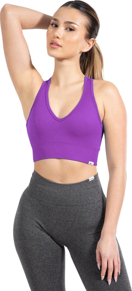 Smilodox Damen Sport Bh Amaze Pro - Shaped Fit ärmelloses Oberteil