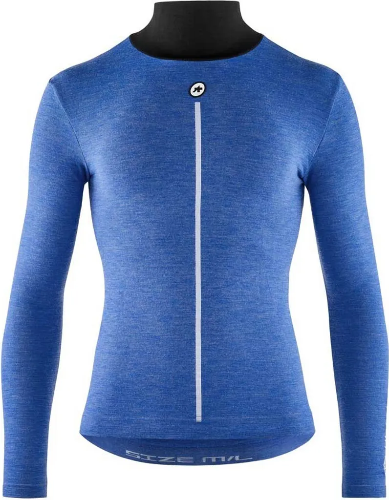 Sous-vêtement Cyclisme Hiver Assos Uz 3/3 P1 Manches Longues Bleu Homme