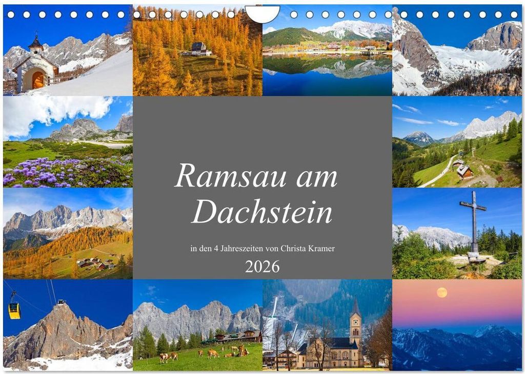 Ramsau am Dachstein (Wandkalender 2026 DIN A4 quer), CALVENDO Monatskalender