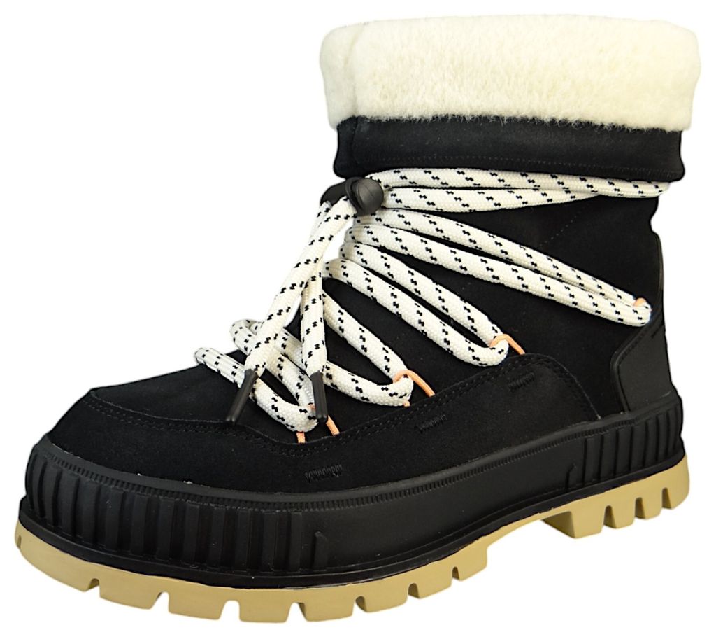 Palladium Damen StiefelPallashock Hiver warm gefüttert 94349-008-M Schwarz