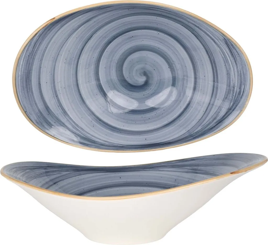Ciotola Arredo Bonna Aura Dusk 27cm Porcellana Artistica 750cc