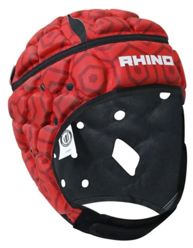 Protection de tête Rhino JB VII Junior casque de rugby enfant noir