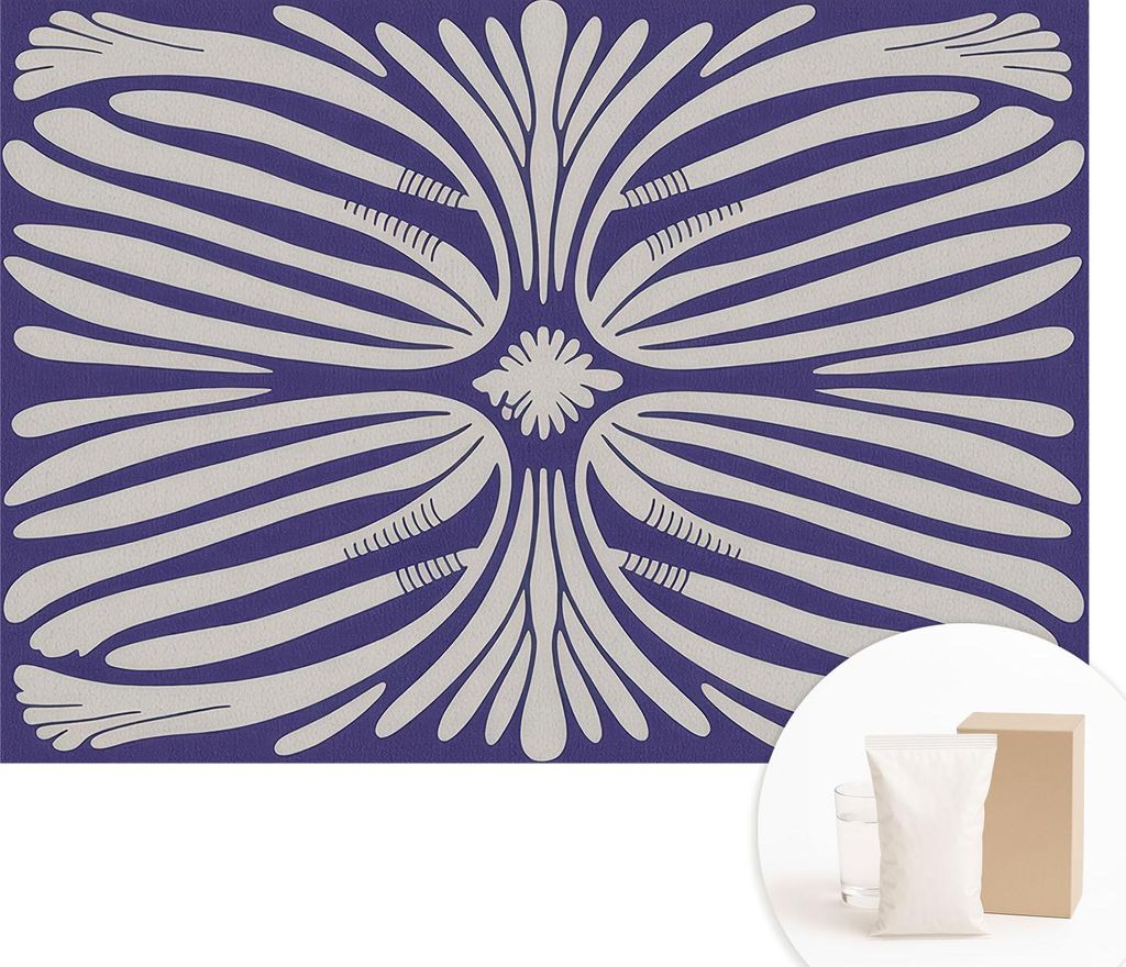 Fototapete - Wandbilder für Wohnzimmer - 312x219 cm - Dekorative Wandfolie - Modernes Design für Wanddekoration - Tapeten für Innenräume - Blum...