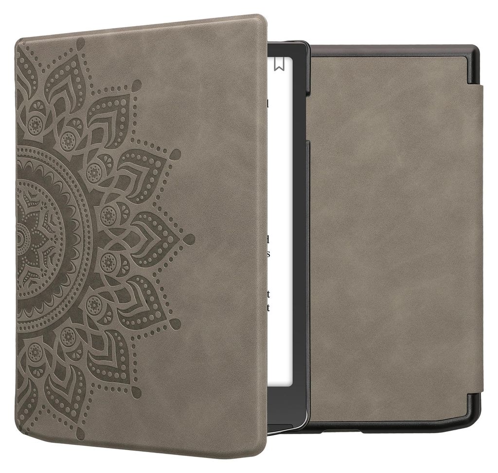 kwmobile Schutzhülle für Pocketbook InkPad 4 / Color 3 / Color 2 / Vivlio InkPad 4 / InkPad Color 3 Hülle - eReader Case aus Kunstleder mit Auto...