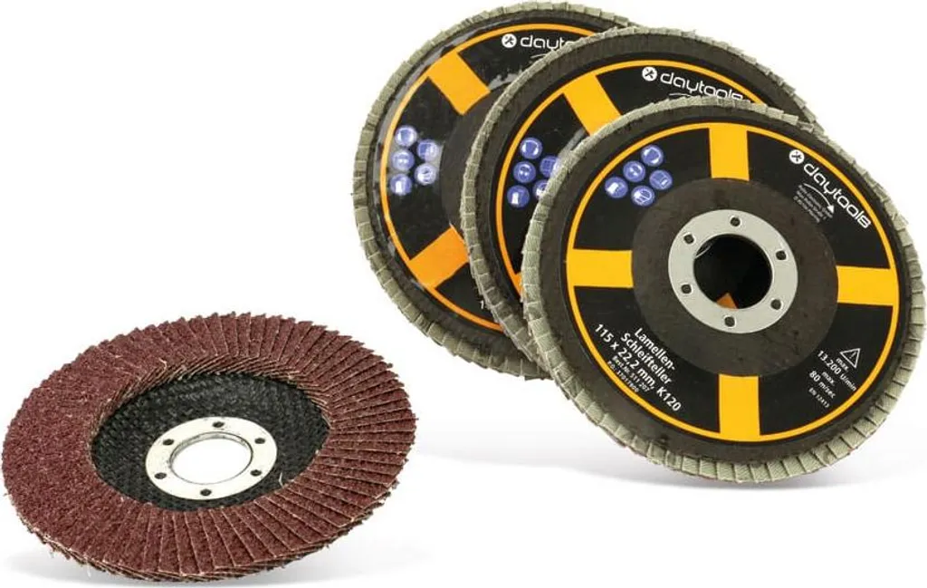 Set 4 Dischi Lamellari DAYTOOLS 115mm: Rinnova Ogni Superficie