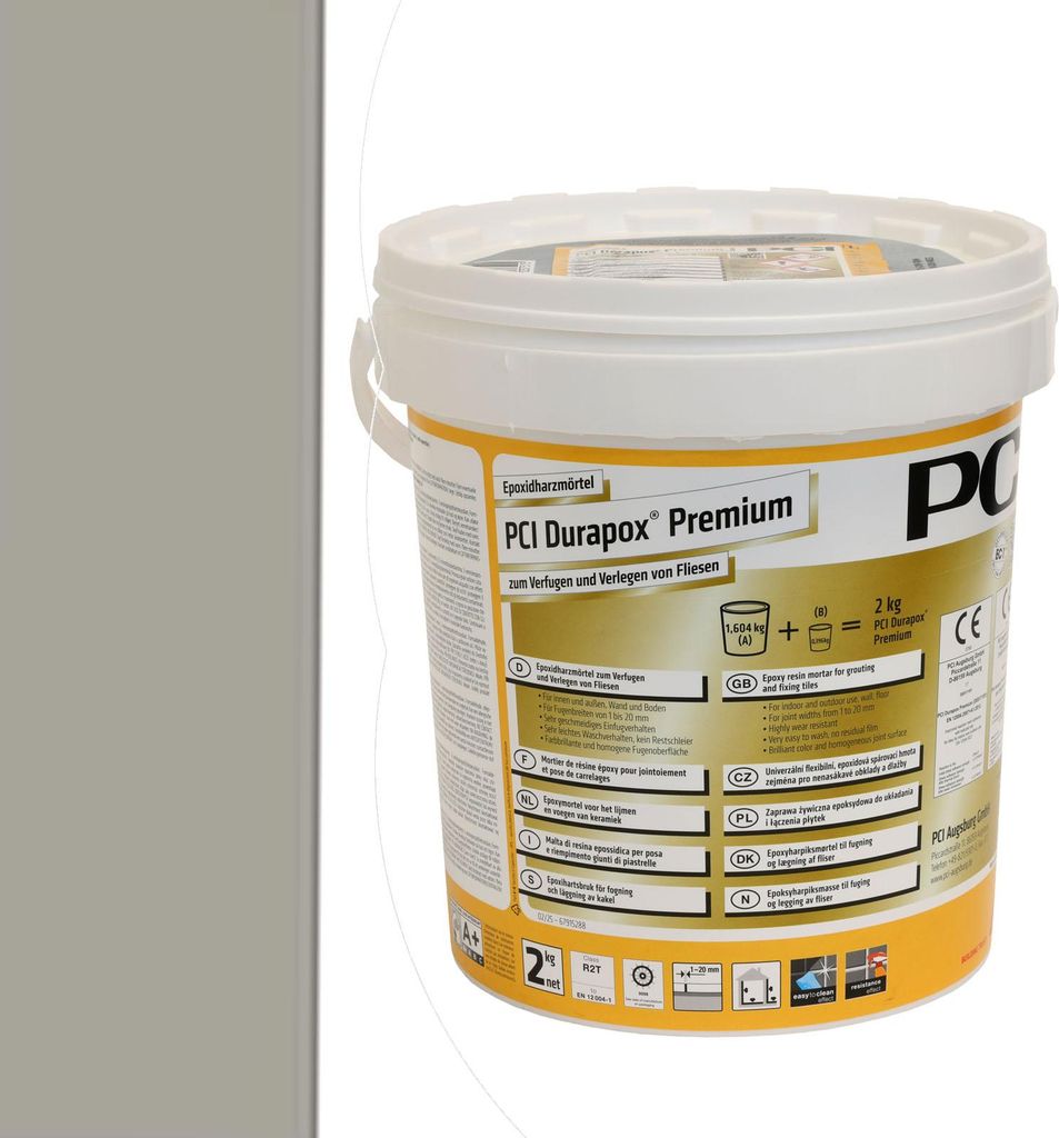 PCI Durapox Premium Nr. 22 Sandgrau 2 kg Eimer Immagine del prodotto 