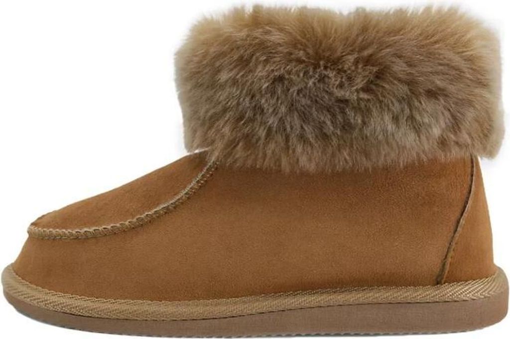 Lammfell Hausschuhe - ZUGSPITZE COGNAC - Schuhgröße: EUR 39 Produktbild 